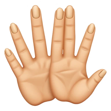 3 parmak işareti sticker