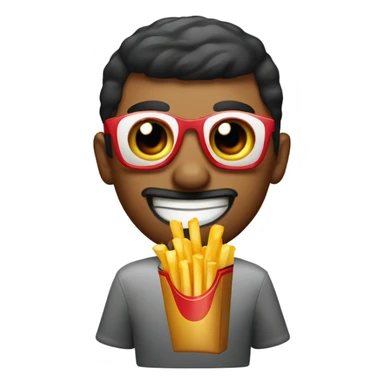 Mc donarlds fries sticker