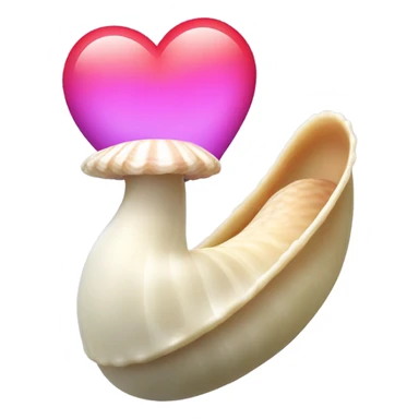 geoduck and a heart sticker