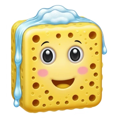 sponge with soap sticker