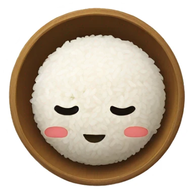 Japanese rice ball sticker