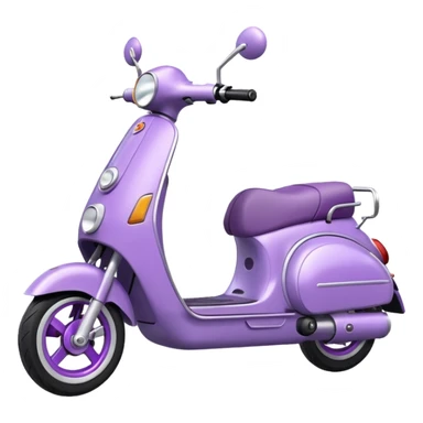 lilac scooter sticker