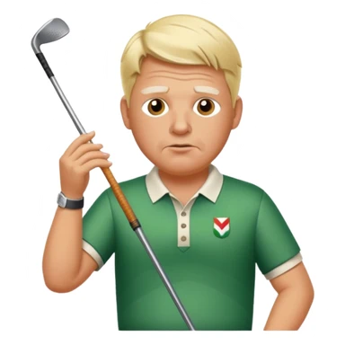 John Daly ripping cigs hitting balls sticker