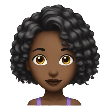 blackgirl shortwavyhair  sticker
