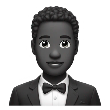 🆎 black and white sticker