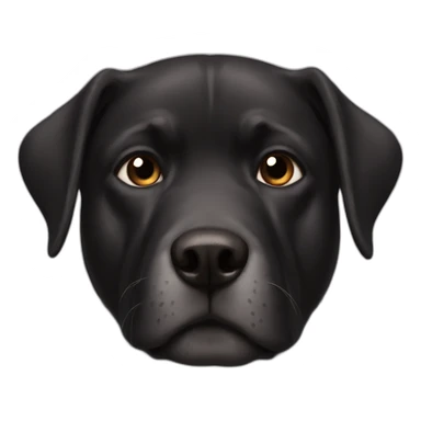 Very-strong-dark-dog sticker