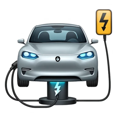 car CHARGING SPOT  sticker