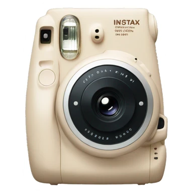 Beige instax sticker