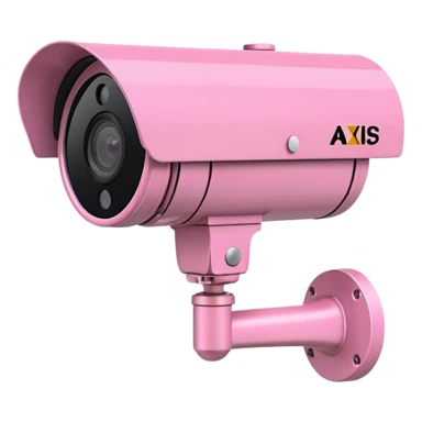 Security Camera pink Axis P1346-E sticker