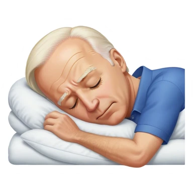 Joe Biden sleeping sticker