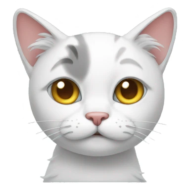 cat with tears sticker