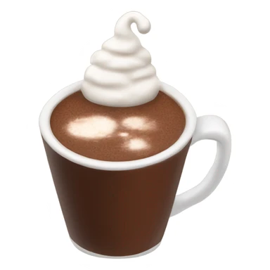 Hot chocolate at Christmas time sticker