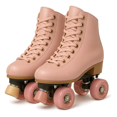 pink roller skates sticker