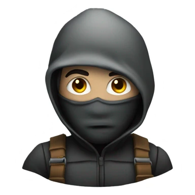 Robber  wearing a Sumbraro  sticker