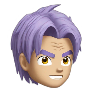 Trunks dragon ball sticker