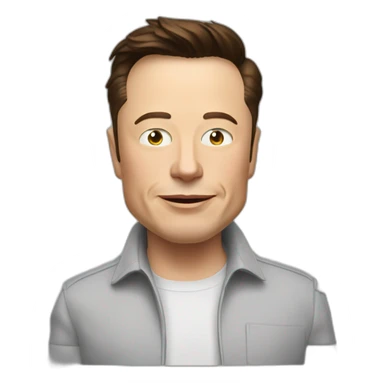 Elon Musk qui dit je ne sais pas sticker