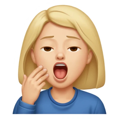People Yawning without Hand sticker