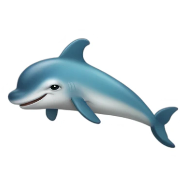 un delfino unicorno sticker