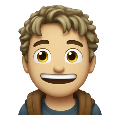 Laughing while crying (Arthur from tbate) sticker