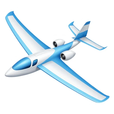 glider, large wingspan, white sticker