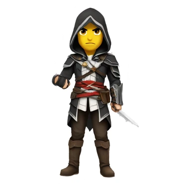 assassin creed no mustache sticker