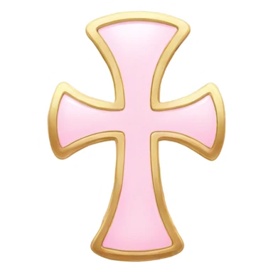 Light pink ankh sticker