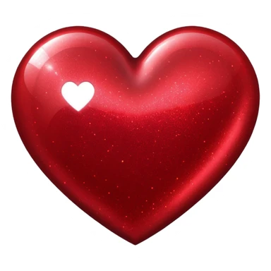 red glitter cyberpunk love sticker