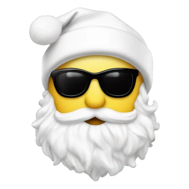 Chanel logo Santa hat white sticker