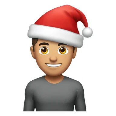 cristiano ronaldo with santa hat sticker