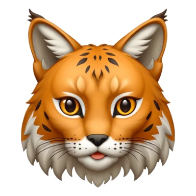 een lynx en vos sticker