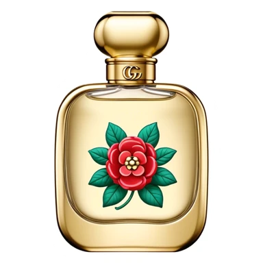 Gucci Bloom gold perfume bottle  sticker