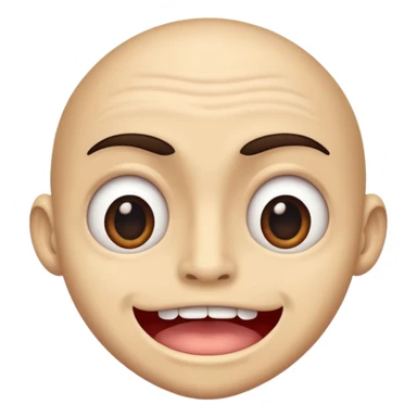 Human with an Giant mouth sticker