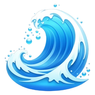 wave signals sticker
