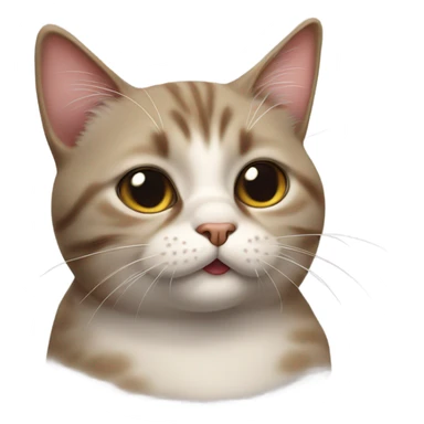 Cat sending kisses sticker