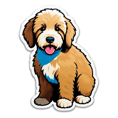Golden doodle  sticker