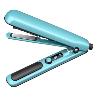 hair straightener sticker