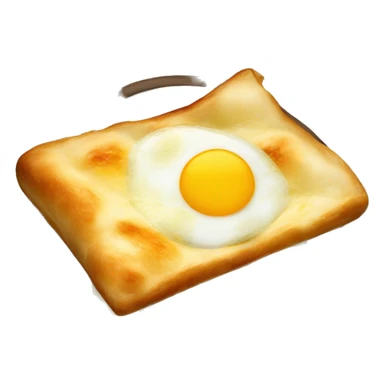 Khachapuri with egg sticker