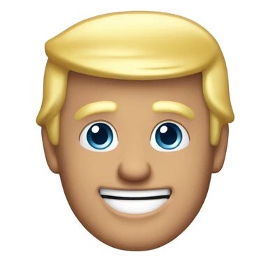 Trump waving hands sticker