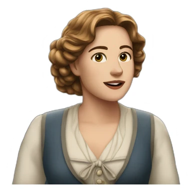 rose dawson on titanic sticker