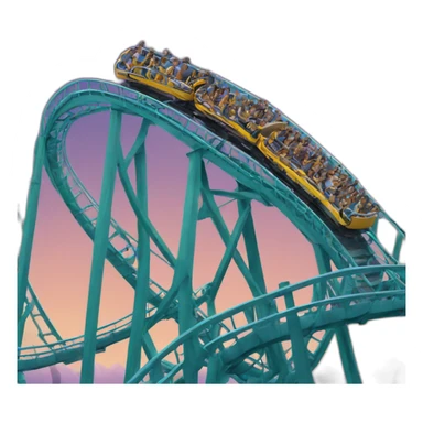 rollercoaster sticker