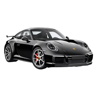 Porsche 911 - Porsche (Model Year: 2021) (Iconic colour: Black) sticker