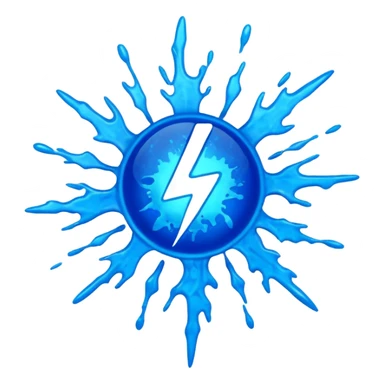 plasma splatter sticker