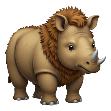 wooly rhinoceros sticker