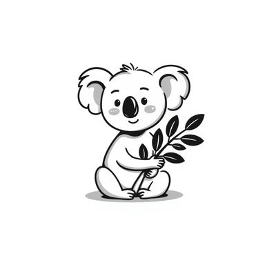 Koala sticker