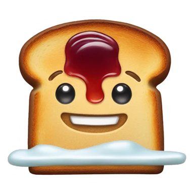 toast with jelly sticker