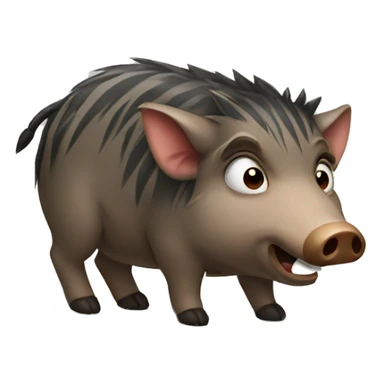 crying wildboar  sticker