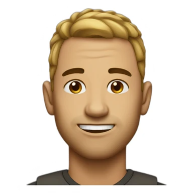 Raised eyebrows neutral mouth emoji sticker