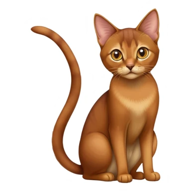 Abyssinian cat sticker