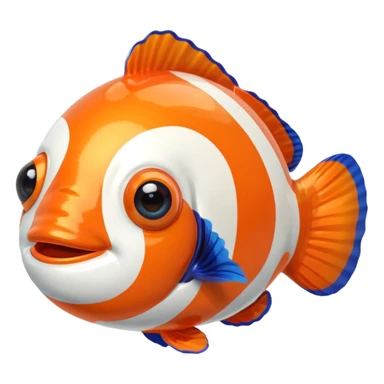 Ball of Goo with Rainbow Clownfish sticker
