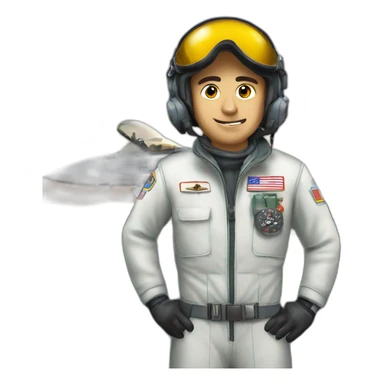 f16 with car pilot sticker